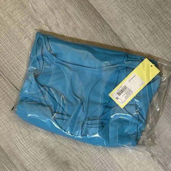 All In Motion Women’s Plus 3X Racerback Tank Top Turquoise Blue NWT Activewear - Picture 7 of 16